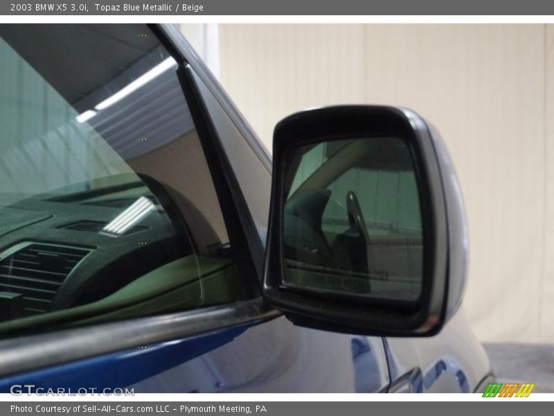 Topaz Blue Metallic / Beige 2003 BMW X5 3.0i