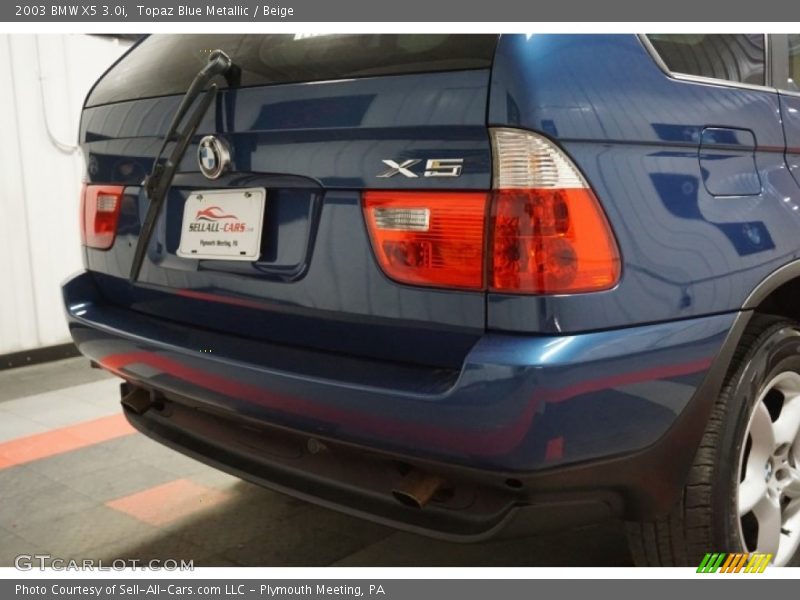 Topaz Blue Metallic / Beige 2003 BMW X5 3.0i