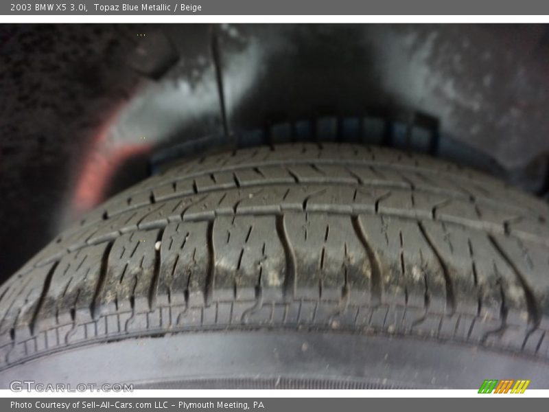 Topaz Blue Metallic / Beige 2003 BMW X5 3.0i