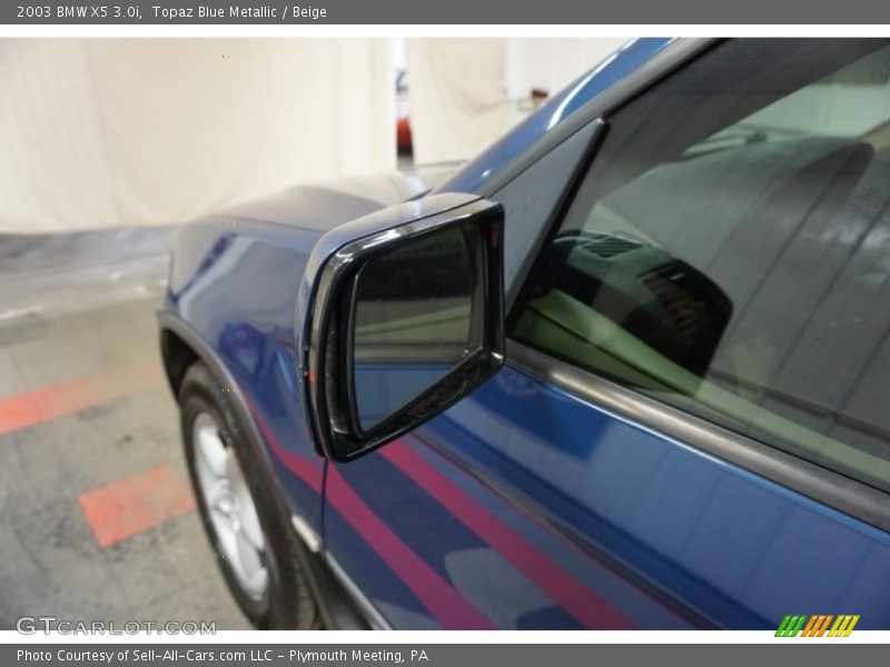 Topaz Blue Metallic / Beige 2003 BMW X5 3.0i