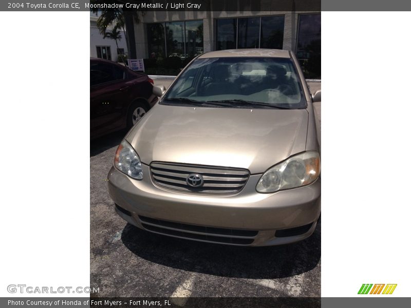 Moonshadow Gray Metallic / Light Gray 2004 Toyota Corolla CE