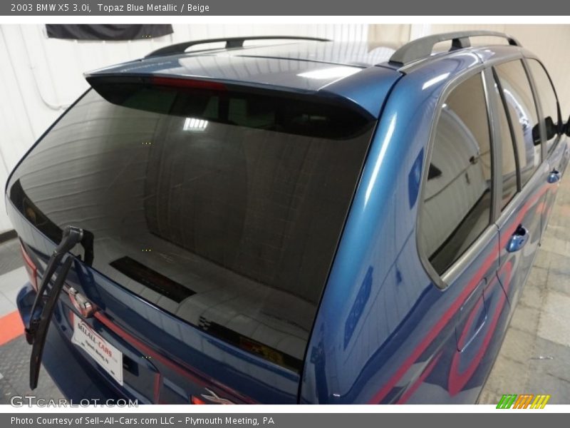 Topaz Blue Metallic / Beige 2003 BMW X5 3.0i