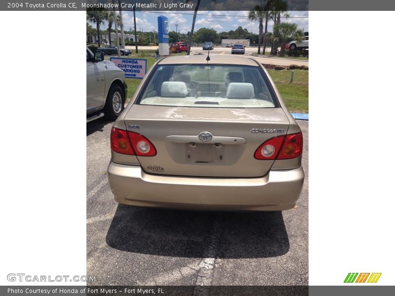 Moonshadow Gray Metallic / Light Gray 2004 Toyota Corolla CE