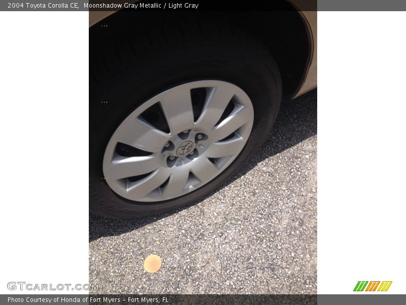 Moonshadow Gray Metallic / Light Gray 2004 Toyota Corolla CE