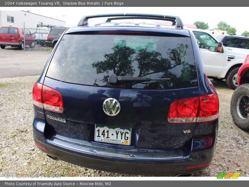 Shadow Blue Metallic / Pure Beige 2004 Volkswagen Touareg V8