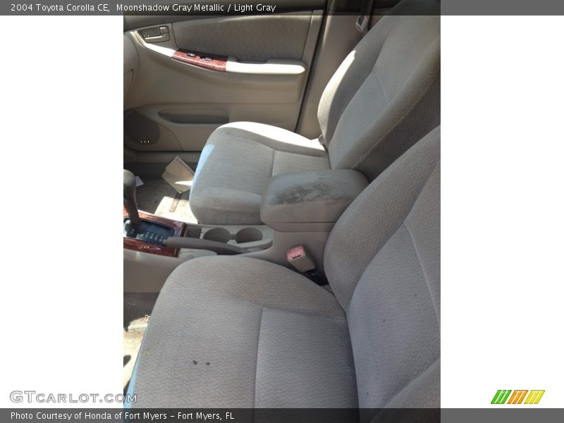 Moonshadow Gray Metallic / Light Gray 2004 Toyota Corolla CE