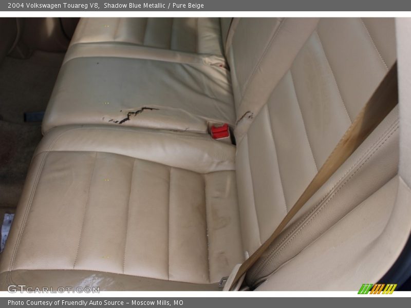 Shadow Blue Metallic / Pure Beige 2004 Volkswagen Touareg V8