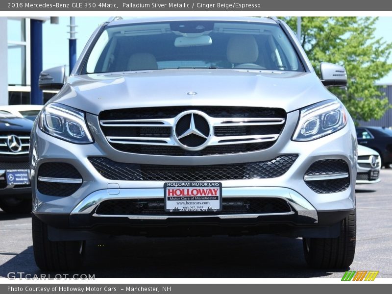 Palladium Silver Metallic / Ginger Beige/Espresso 2016 Mercedes-Benz GLE 350 4Matic