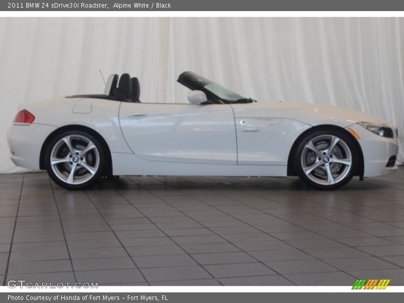 Alpine White / Black 2011 BMW Z4 sDrive30i Roadster