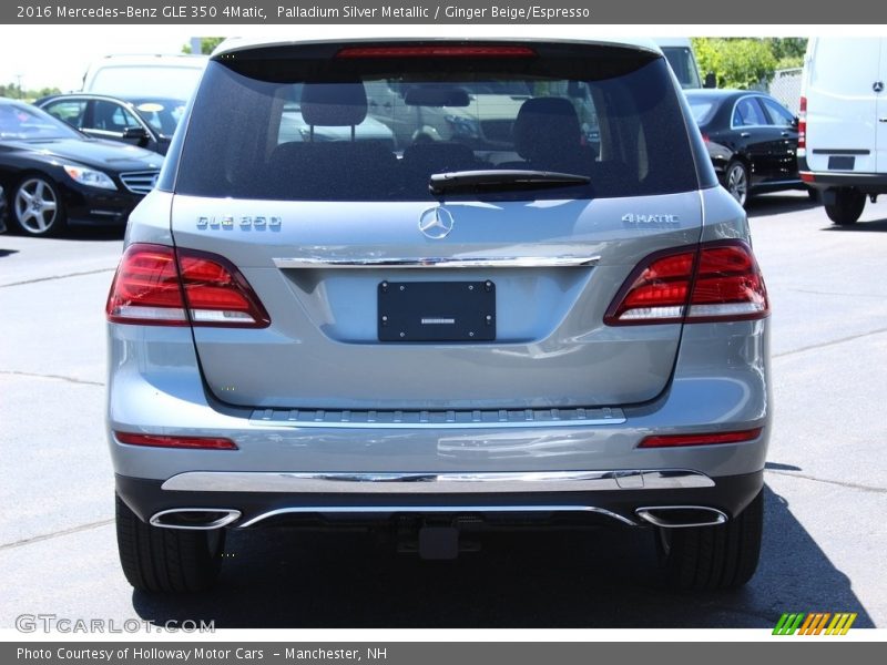 Palladium Silver Metallic / Ginger Beige/Espresso 2016 Mercedes-Benz GLE 350 4Matic