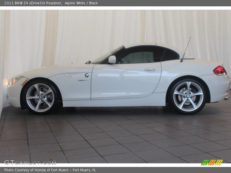 Alpine White / Black 2011 BMW Z4 sDrive30i Roadster