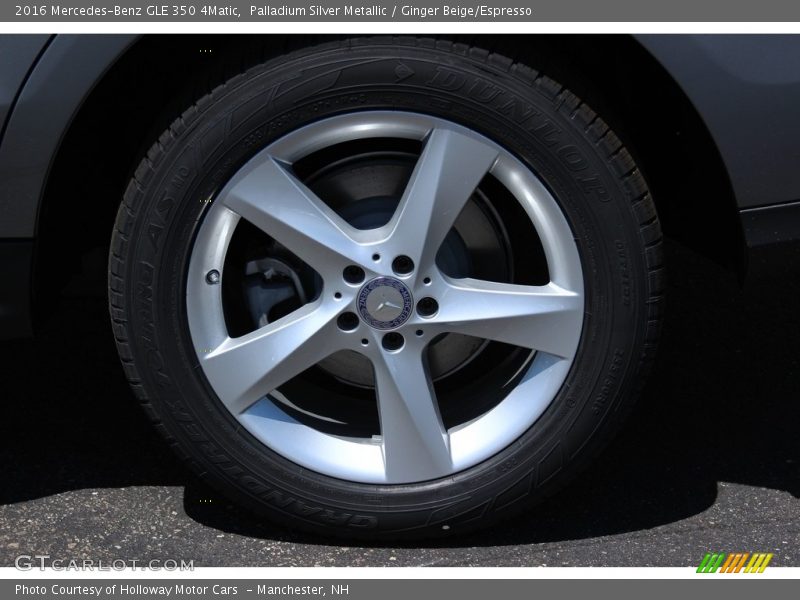 Palladium Silver Metallic / Ginger Beige/Espresso 2016 Mercedes-Benz GLE 350 4Matic
