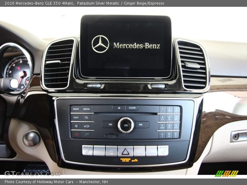 Palladium Silver Metallic / Ginger Beige/Espresso 2016 Mercedes-Benz GLE 350 4Matic