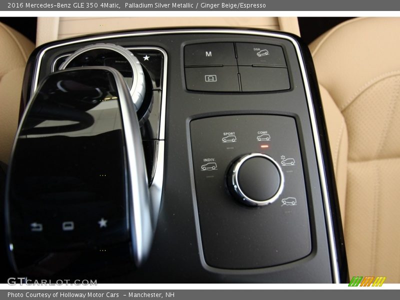 Palladium Silver Metallic / Ginger Beige/Espresso 2016 Mercedes-Benz GLE 350 4Matic