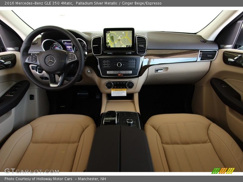 Palladium Silver Metallic / Ginger Beige/Espresso 2016 Mercedes-Benz GLE 350 4Matic