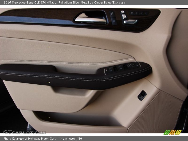 Palladium Silver Metallic / Ginger Beige/Espresso 2016 Mercedes-Benz GLE 350 4Matic