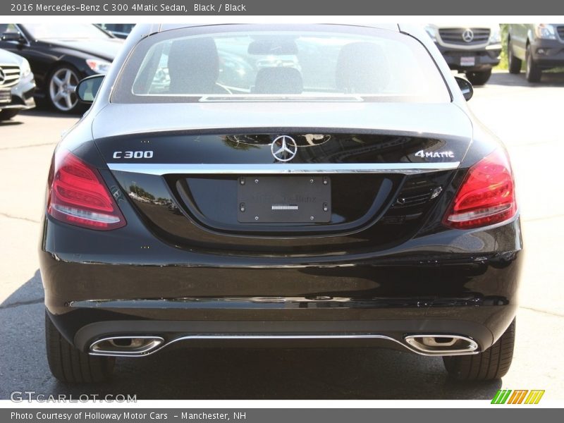 Black / Black 2016 Mercedes-Benz C 300 4Matic Sedan