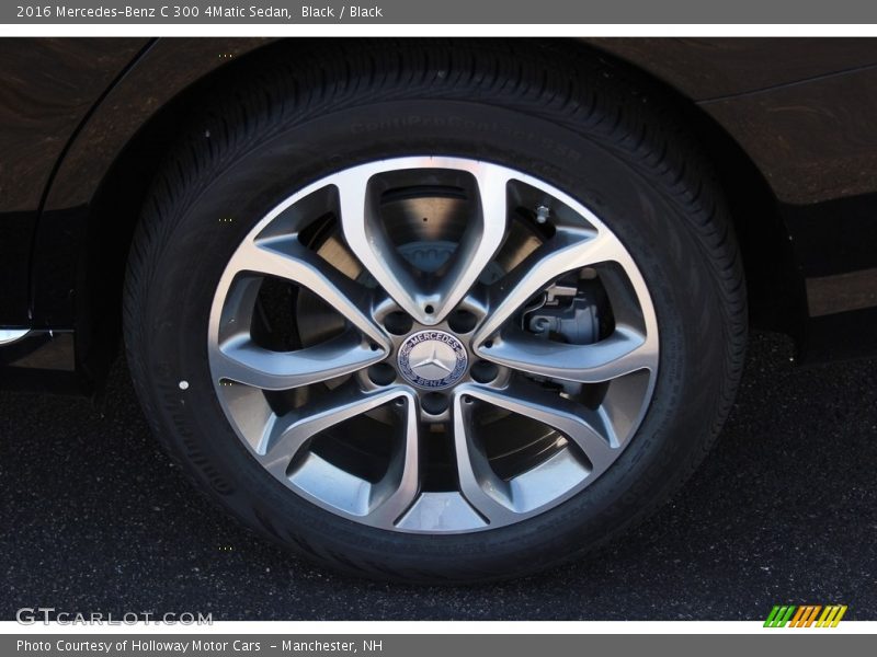 Black / Black 2016 Mercedes-Benz C 300 4Matic Sedan