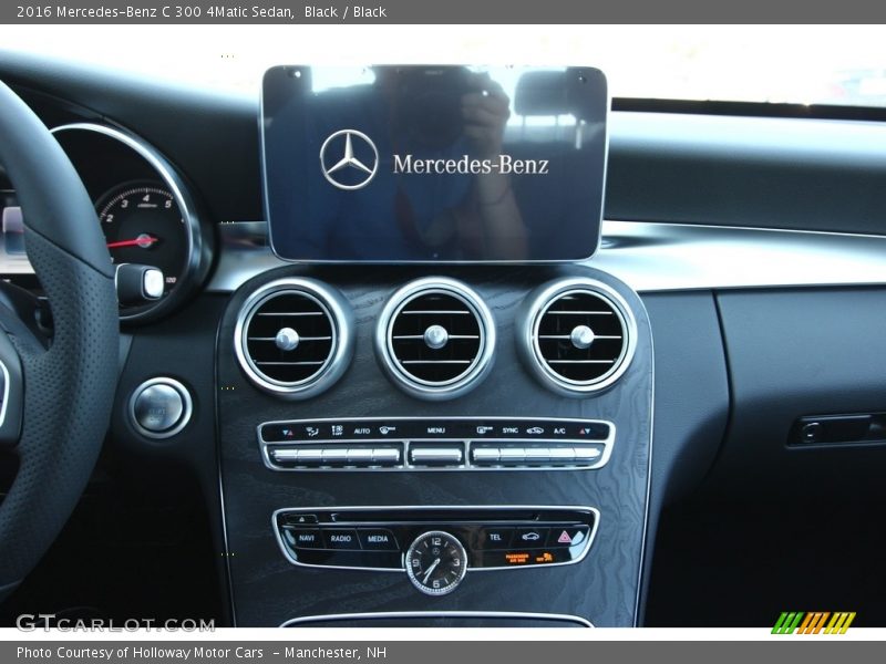 Black / Black 2016 Mercedes-Benz C 300 4Matic Sedan