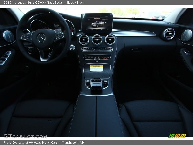 Black / Black 2016 Mercedes-Benz C 300 4Matic Sedan