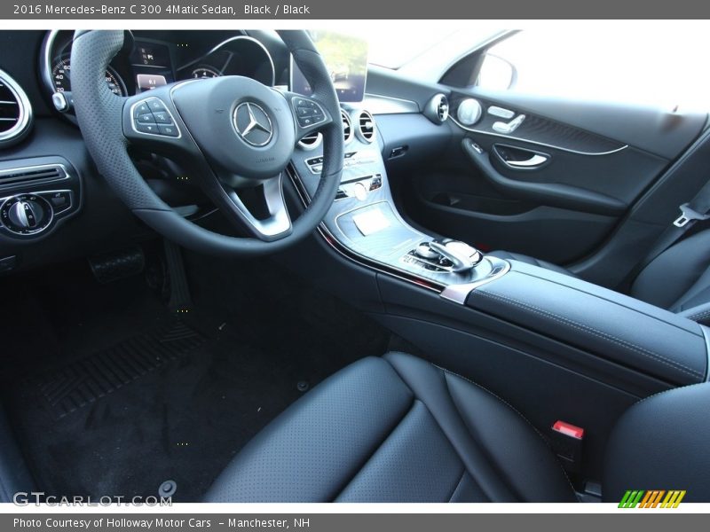 Black / Black 2016 Mercedes-Benz C 300 4Matic Sedan