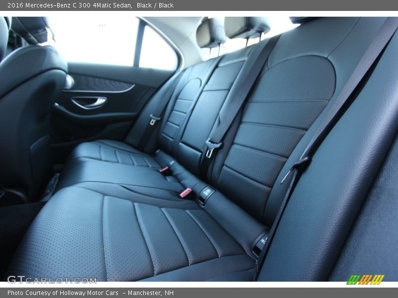 Black / Black 2016 Mercedes-Benz C 300 4Matic Sedan