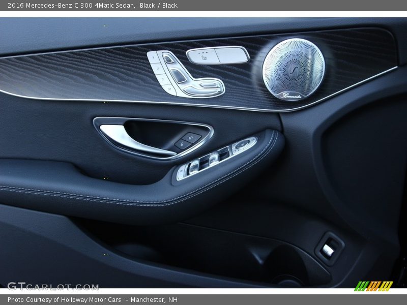 Black / Black 2016 Mercedes-Benz C 300 4Matic Sedan