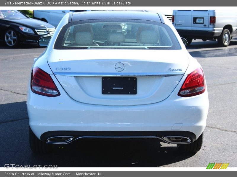 Polar White / Silk Beige/Black 2016 Mercedes-Benz C 300 4Matic Sedan