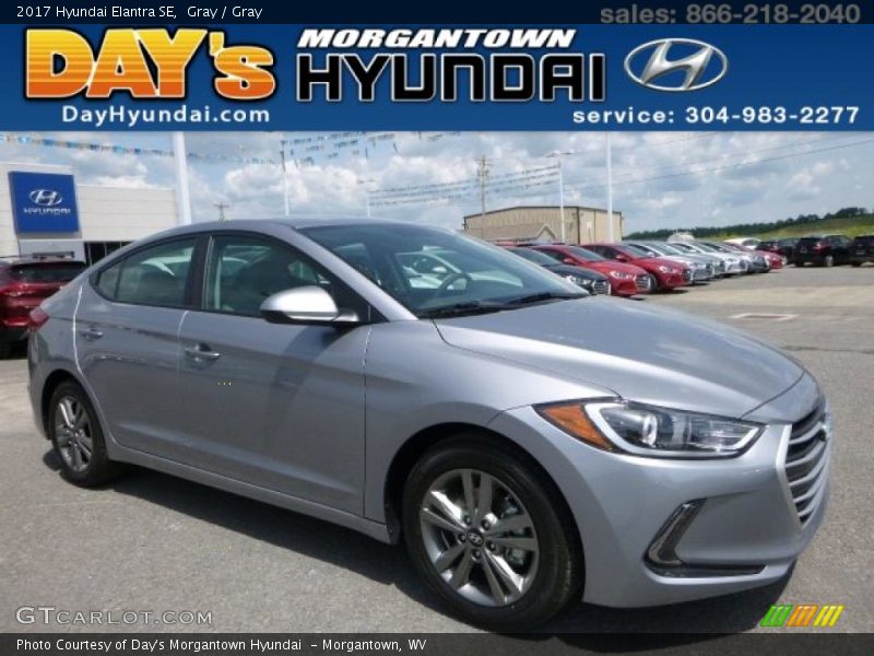 Gray / Gray 2017 Hyundai Elantra SE