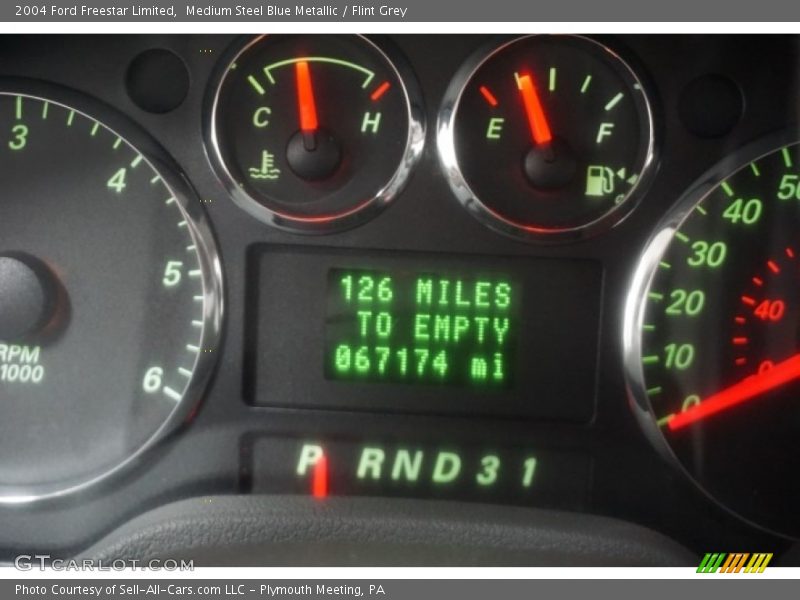 Medium Steel Blue Metallic / Flint Grey 2004 Ford Freestar Limited