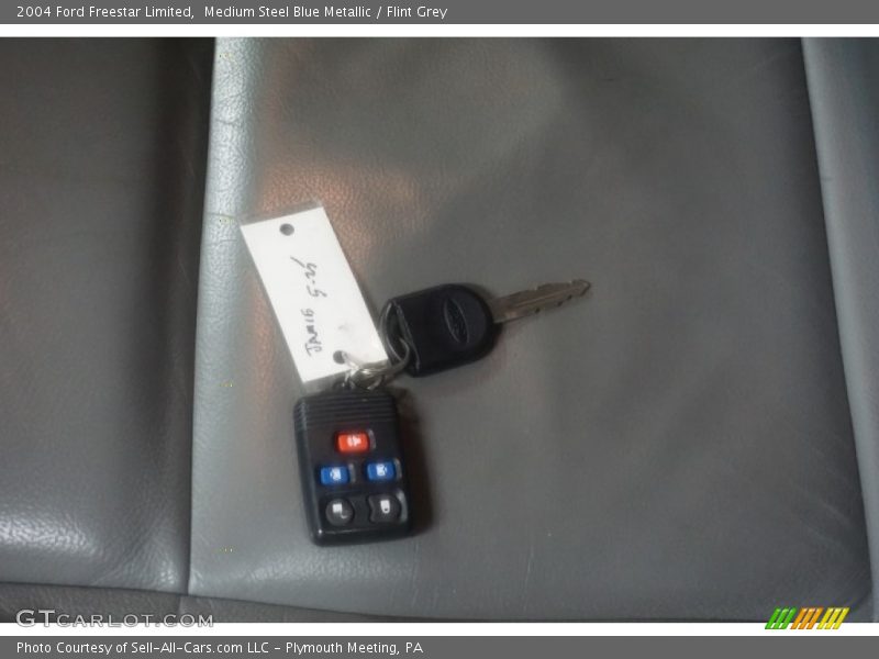 Medium Steel Blue Metallic / Flint Grey 2004 Ford Freestar Limited