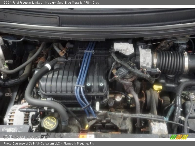 Medium Steel Blue Metallic / Flint Grey 2004 Ford Freestar Limited