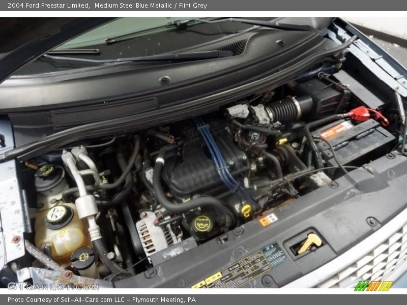 Medium Steel Blue Metallic / Flint Grey 2004 Ford Freestar Limited