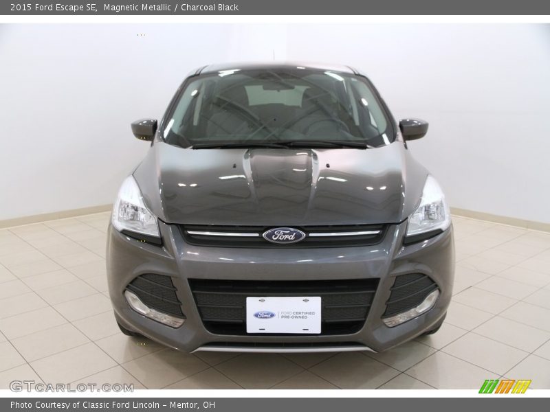 Magnetic Metallic / Charcoal Black 2015 Ford Escape SE
