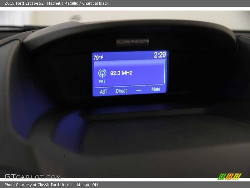 Magnetic Metallic / Charcoal Black 2015 Ford Escape SE