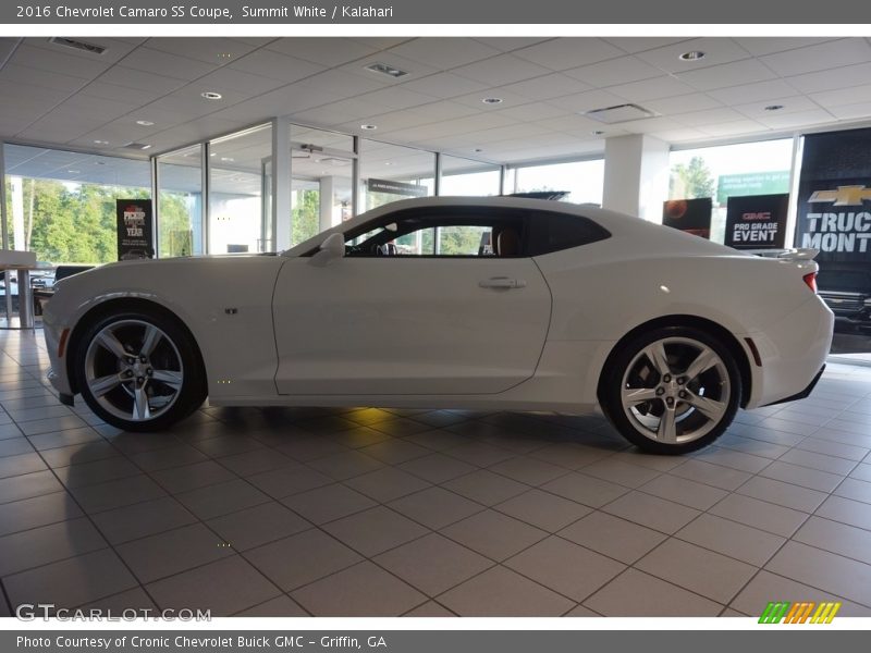 Summit White / Kalahari 2016 Chevrolet Camaro SS Coupe