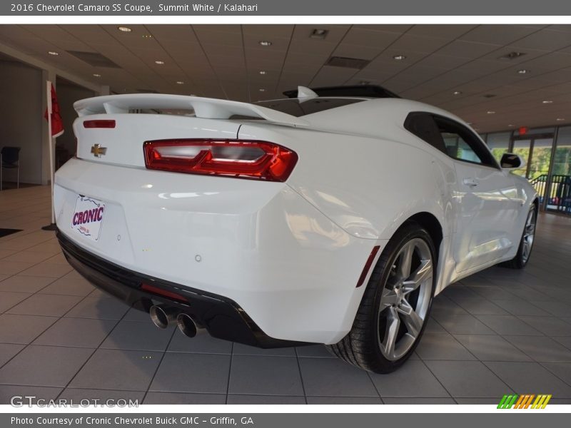 Summit White / Kalahari 2016 Chevrolet Camaro SS Coupe