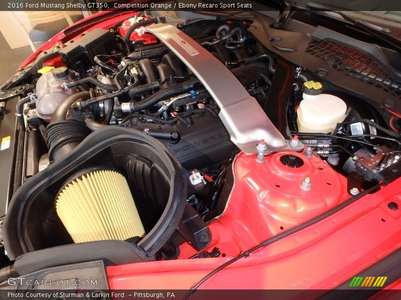  2016 Mustang Shelby GT350 Engine - 5.2 Liter DOHC 32-Valve Ti-VCT V8