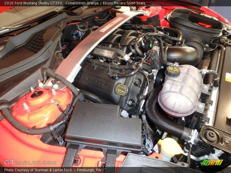  2016 Mustang Shelby GT350 Engine - 5.2 Liter DOHC 32-Valve Ti-VCT V8