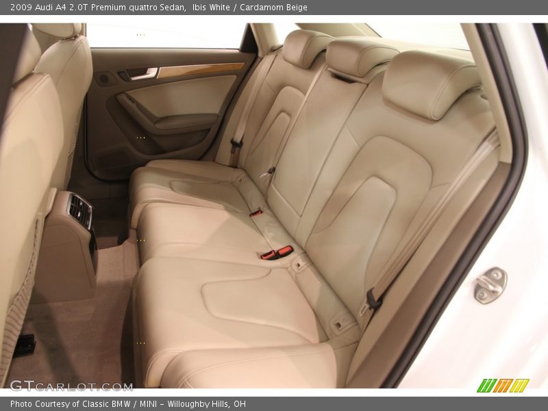 Ibis White / Cardamom Beige 2009 Audi A4 2.0T Premium quattro Sedan