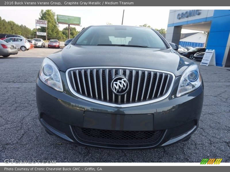 Graphite Gray Metallic / Medium Titanium 2016 Buick Verano Verano Group
