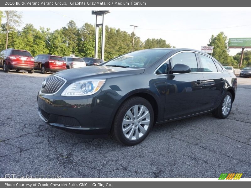 Graphite Gray Metallic / Medium Titanium 2016 Buick Verano Verano Group
