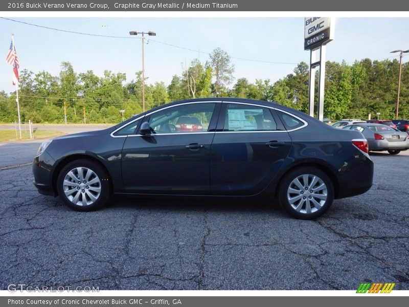 Graphite Gray Metallic / Medium Titanium 2016 Buick Verano Verano Group