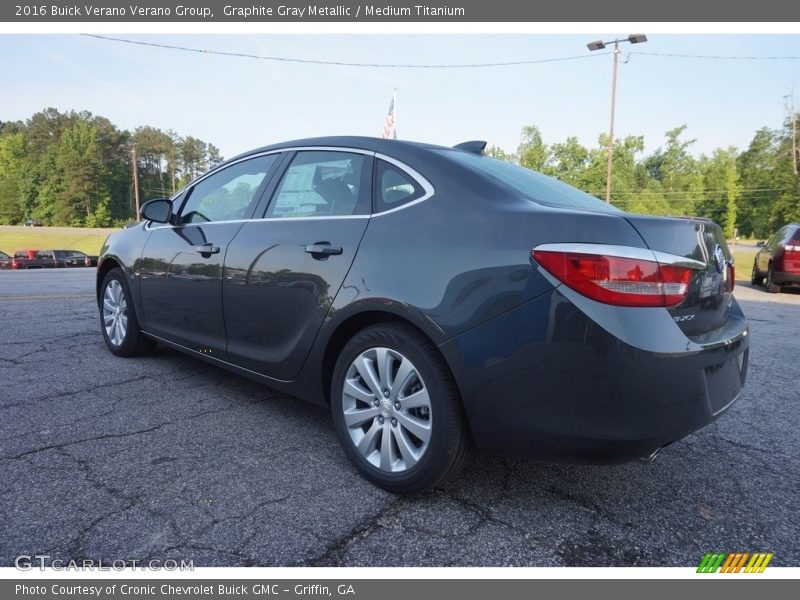 Graphite Gray Metallic / Medium Titanium 2016 Buick Verano Verano Group