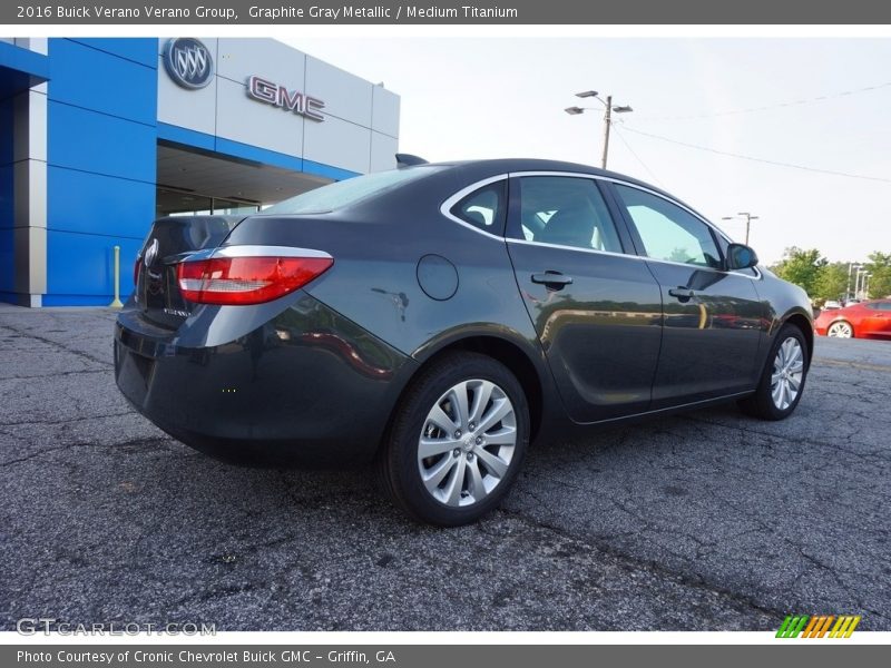 Graphite Gray Metallic / Medium Titanium 2016 Buick Verano Verano Group