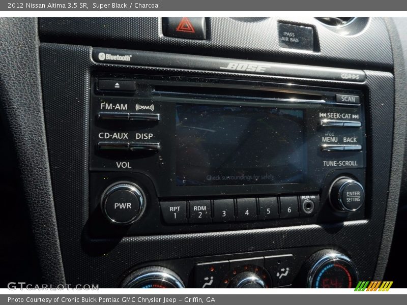 Super Black / Charcoal 2012 Nissan Altima 3.5 SR