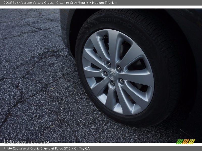 Graphite Gray Metallic / Medium Titanium 2016 Buick Verano Verano Group