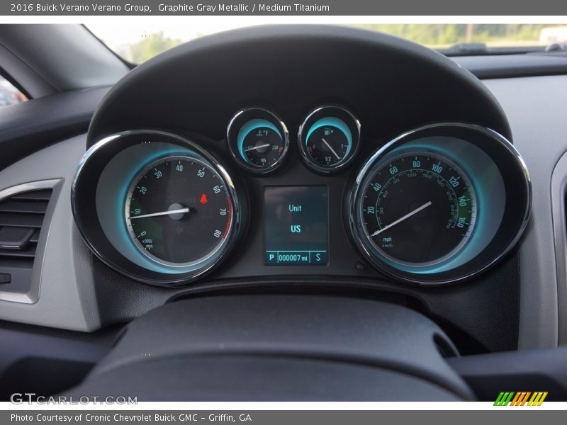 Graphite Gray Metallic / Medium Titanium 2016 Buick Verano Verano Group
