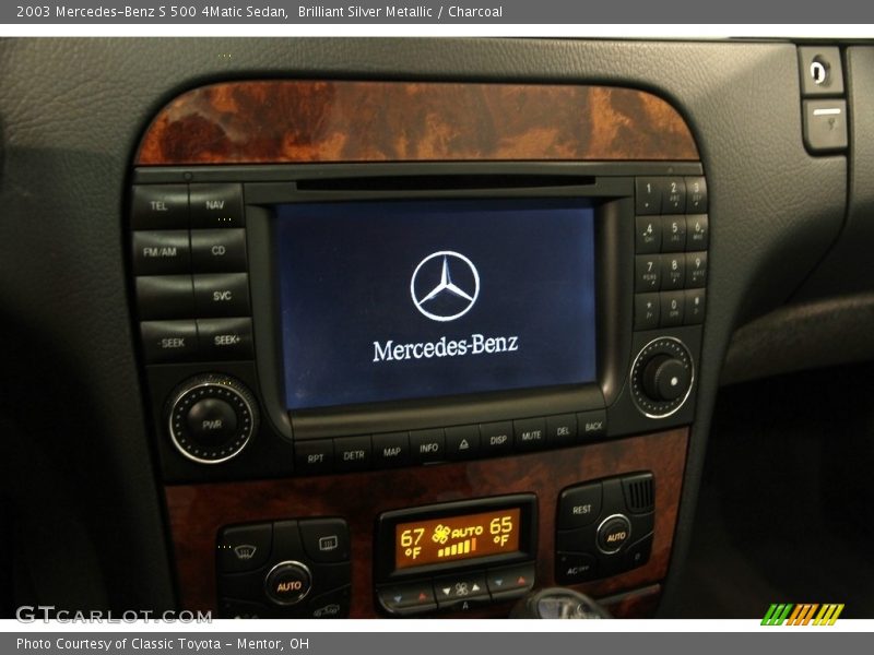 Brilliant Silver Metallic / Charcoal 2003 Mercedes-Benz S 500 4Matic Sedan
