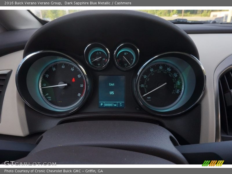 Dark Sapphire Blue Metallic / Cashmere 2016 Buick Verano Verano Group